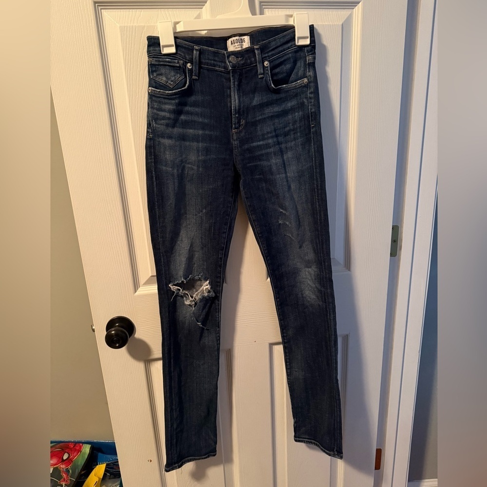 Agolde Women’s Dark Wash Blue Jeans Size 25